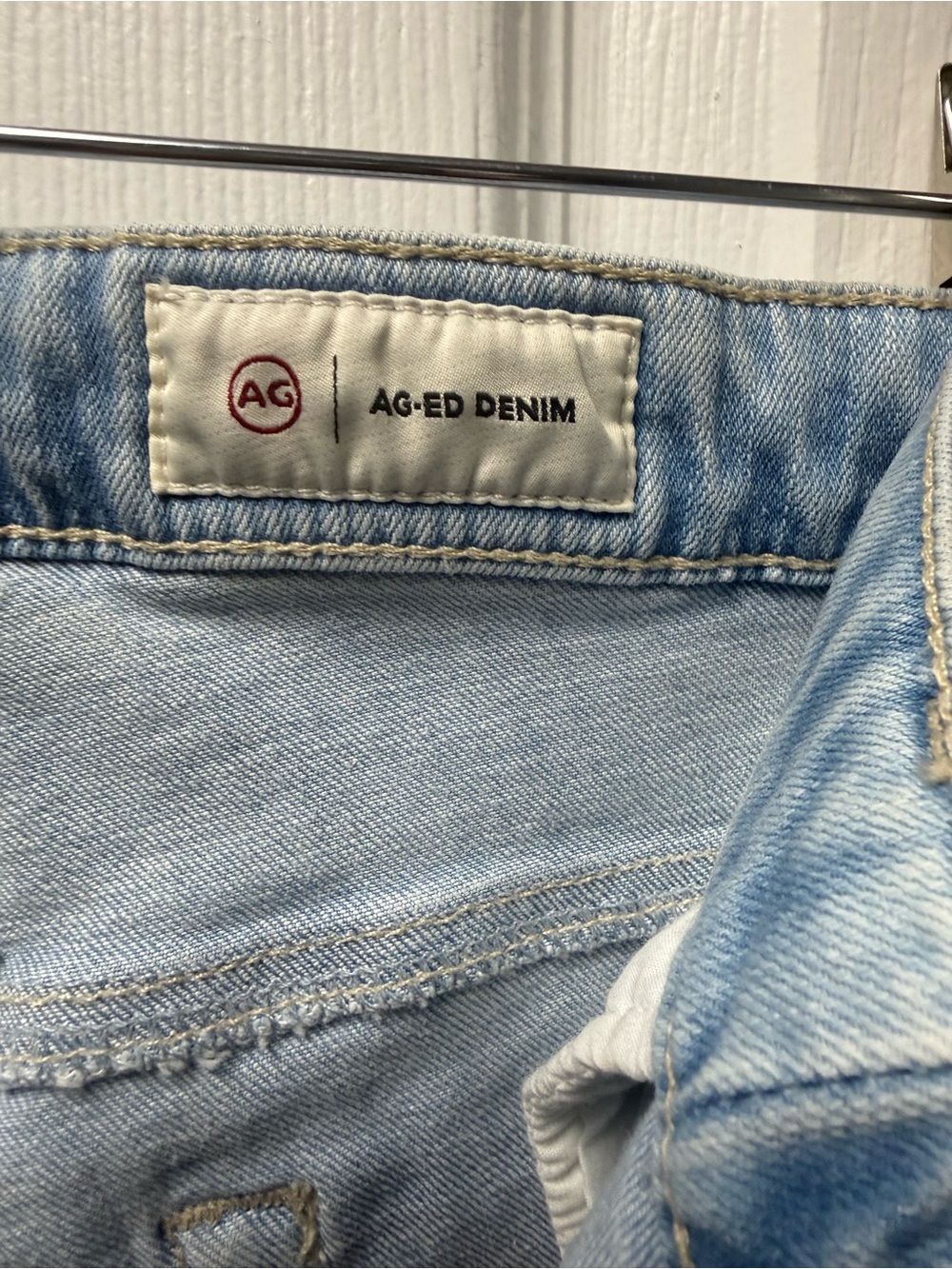 Ag Adriano Goldschmied Light Blue Denim Jeans - Picture 6 of 10
